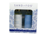 Sand + Fog Set of Two Linen Spray Beach Linen And White Cotton 4 oz - £30.49 GBP
