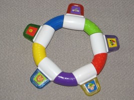 Baby Einstein Spin &amp; Click Teether Baby Toddler Toy Gift 2003 Kids II USED - $18.80