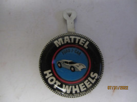 Vintage 1967 Mattel Hot Wheels Redline FORD J CAR Metal Tab Pin Button Badge - £7.96 GBP