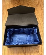 Gift Box Black Exterior &amp; Blue Interior 7&quot;L x 3 1/4&quot;H x 4&quot;W for the Perf... - £15.92 GBP