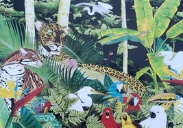 Jorge Fernandini - Cheetah Jungle - Watercolor Art South Beach, Miami Florida - £312.69 GBP