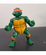 1988 Teenage Mutant Ninja Turtles TMNT Michaelangelo Figure Playmates Ha... - $9.46