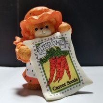 Enesco Lucy &amp; Me Carrot Seed Packet Figurine Lucy Rigg - £7.58 GBP