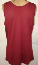 New Mens M NWT Prana Red Rusted Transverse Sleeveless Shirt Recycled Sus... - £51.33 GBP