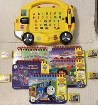 LeapFrog LeapPad Learning System with Matching Books &amp; Cartridges BUNDLE - $34.65