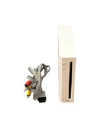 Nintendo Wii Video Game Console Only RVL-001 White Tested Working - $618.81 MXN
