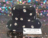 Alice + Olivia Daisy Print And White Reversible Bucket Hat New With Tags... - £27.05 GBP