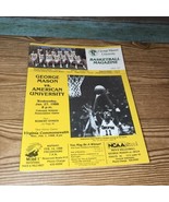 George Mason University Basketball Magazine Program Vs American Universi... - $12.99