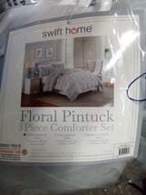 New Swift Home, Twin Xl, Pintuck Comforter Set: 3-piece Rose Blush #127zb - £16.39 GBP