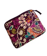 Vera Bradley Plum Crazy Purple Tablet Sleeve E-Reader Case Zip Around EU... - $204.45 MXN