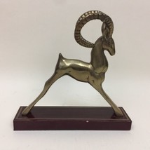 San Pacific San Francisco Brass Ibex Goat Gazelle Ram Figure Figurine 7.... - $24.74