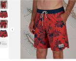 Salty Crew Island Days Elastic Boardshort - Men&#39;s - Small / Neo Coral - $38.58