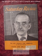 Saturday Review August 16 1958 Thomas Erika Mann Marshall Fishwick Henry C Wolfe - £13.81 GBP