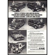 1976 Subaru Car Lineup Vintage Print Ad GF DL Coupe Wagon Sedan Wall Art Photo - £8.30 GBP