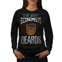 Wellcoda The Best Economist Womens Sweatshirt, Beard Casual Pullover Jumper - £23.10 GBP+