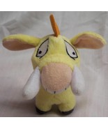 McDonald&#39;s Neopets MINI YELLOW MOEHOG 4&quot; Plush STUFFED ANIMAL Toy - $15.35