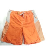 Landshark Lager Beer Swimming Trunks Shorts Men&#39;s Size XL 36 Orange Mesh... - £6.55 GBP