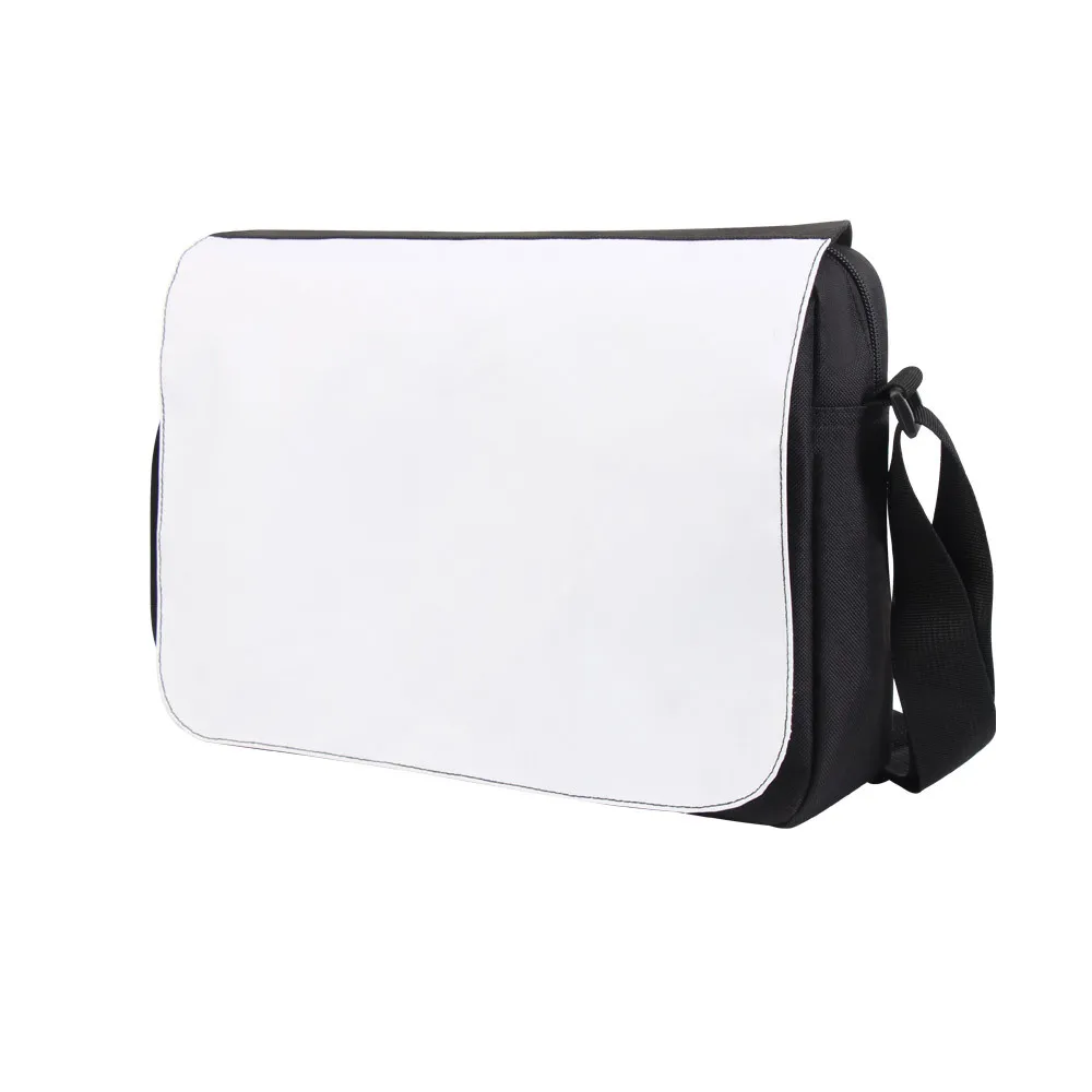 Limation diy white single sided blank big size multifunctional flap cover messenger bag thumb200