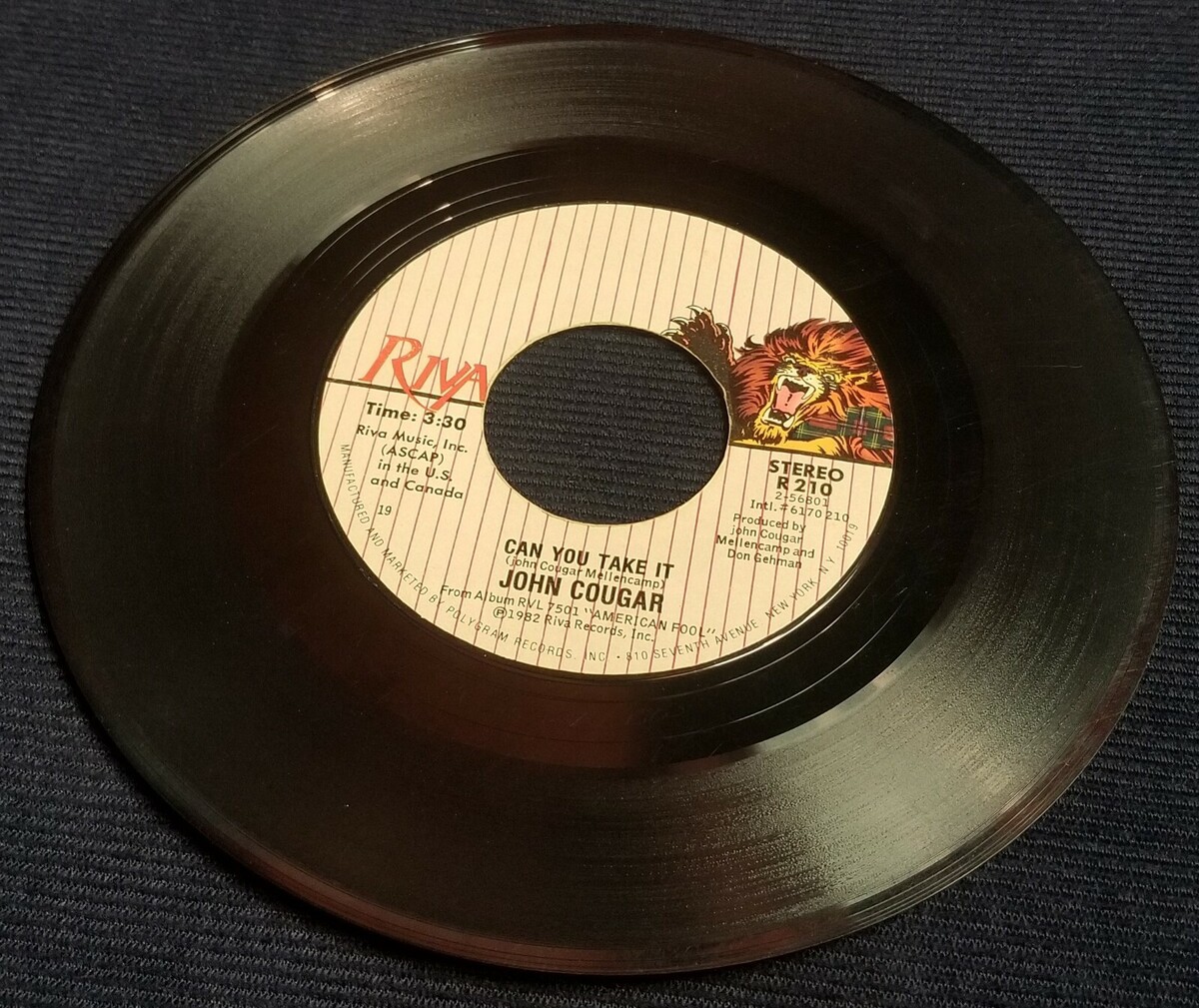 John Cougar - Can You Take It - Jack Diane - Riva Records - 45 RPM Vinyl... - $5.93