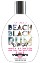 Tan Asz U Beach Black Rum 400X Doubleshot Bronzer Tanning Lotion 13.5 O Zb - £19.61 GBP