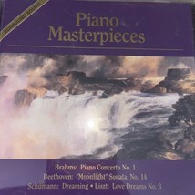 Piano masterpieces CD Brahms,Beethoven,Schumann ,Liszt, Concerto - $3.74