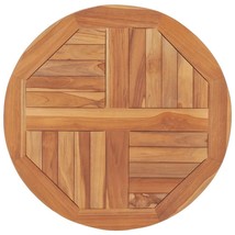 Tabletop Natural Teak Solid Teak Wood 23.6 in Durable - $127.49
