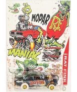 Blue '55 Chevy BeI Air Gasser Custom Hot Wheels Rat Fink Series w/ Real ... - $127.77