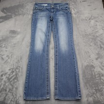 Maurices Pants Womens 30 Blue Denim Bootcut Flat Front Low Rise Jeans - $24.63