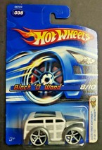 2005 Hot Wheels #38 Block O&#39; Wood 1st Ed. Blings White  HW12 - $4.99