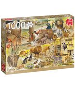 NEW Jumbo Jigsaw Puzzle 1000 Pieces 18854 Building Noah&#39;s Ark - $26.25