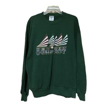 Vintage Ocean City Maryland Womens Green Made in USA Sweatshirt Size XL - $12.74