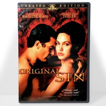 Original Sin (DVD, 2000, Widescreen, Unrated)  Angelina Jolie   Antonio Banderas - $7.68