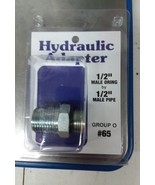 Hydraulic Adapter 1/2&quot; MALE ORING X 1/2” MALE PIPE - €17,32 EUR