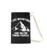 Mountain-Themed Personalized Laundry Drawstring Bag - Cool Gift - £25.10 GBP+