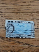 Bahamas Stamp Modern Transportation Queen Elizabeth II 6d Used - $4.74