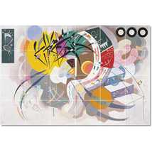 Wassily Kandinsky Abstract Painting Ceramic Tile Mural P22714 - £191.84 GBP+
