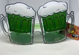 Dr Peeper By Elopest Patric&#39;s Beer Mug Green Sunglasses For Adults And Kids 14 + - £5.38 GBP