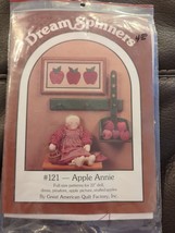 1986 Dream Spinners #121 Apple Annie 22&quot; Doll Clothes/Picture Pattern Read - $14.24