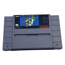 Super Mario World Super Nintendo SNES Game Cart Only - £22.64 GBP