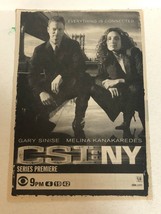 CSI NY TV guide Print Ad Gary Sinese Melina Kanakaredes TV1 - $5.93