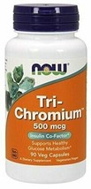 NOW FOODS Trichromium 500mcg + Cinnamon, 90 CT - £10.33 GBP