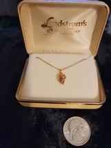 vintage black hills gold necklace - $73.69