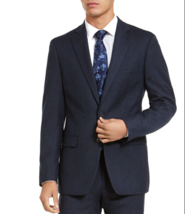 CALVIN KLEIN Navy Stripe Modern Fit Suit Jacket Size 40R $450 - £51.13 GBP
