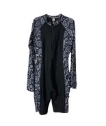 YOLIPULI Swimsuit Girls XL Rash Guard One Piece Long Sleeve Paisley UPF50+ - $20.99