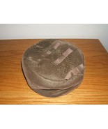 Vintage Green Velvet Ribbon Bow Top Pillbox Design Hat w/Netting - £11.43 GBP