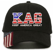 Donald Trump Hat USA Style KAG Keep America Great USA-300 Hat with Flag Brim - £19.13 GBP