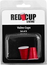 Tire Valve Stem Caps (Red, Set of 2, BPA &amp; Phthalates Free) - $14.52