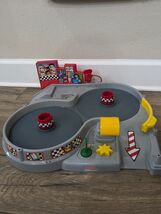 Fisher Price Little People Spin &amp; Crash Raceway motorized race track FOR... - $36.00
