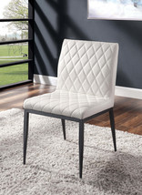 Ivory Leatherette Dining Chairs (Set of 2) - $475.99