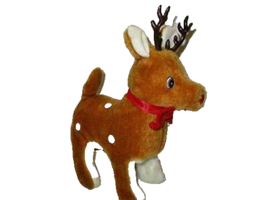 Vintage battery operated the red noise reindeer - £78.21 GBP